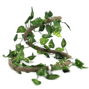 Reptile Climbing Branch with Suction Cups Realistic Jungle Decor for Terrariums