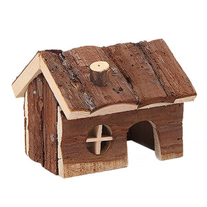 Natural Wood Hamster House S/L