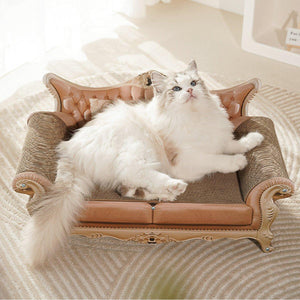 Luxury Cat Scratching Sofa Corrugated Cardboard Claw Sharpener & Cat Lounge