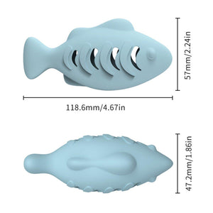 Pet Toy Cat Mint Toy Interactive Fish Leakage Toy Self-relief Feeding Artifact