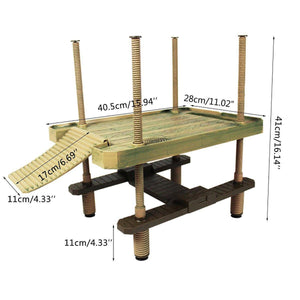 Durable Turtle Dock for Aquatic Turtles and Reptiles