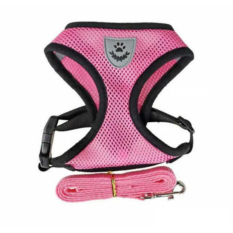 Adjustable Breathable Mesh Cat Harness Vest