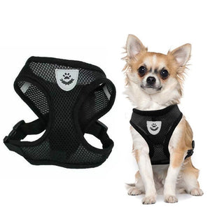 Adjustable Breathable Mesh Cat Harness Vest