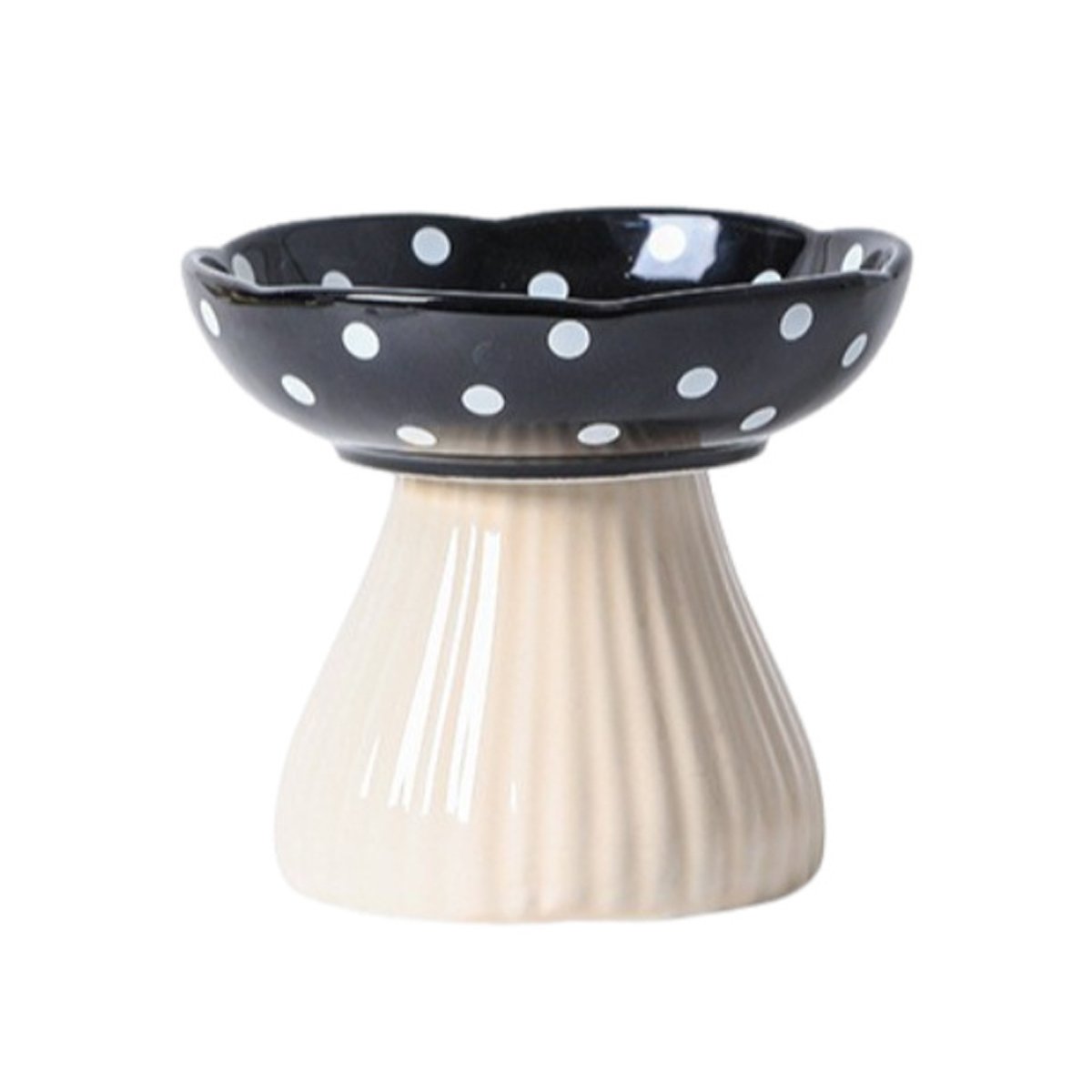 Pet Elevated Mushroom Bowl Cat Dog Bowl Dish Food Feeder Raised Cat Bowl