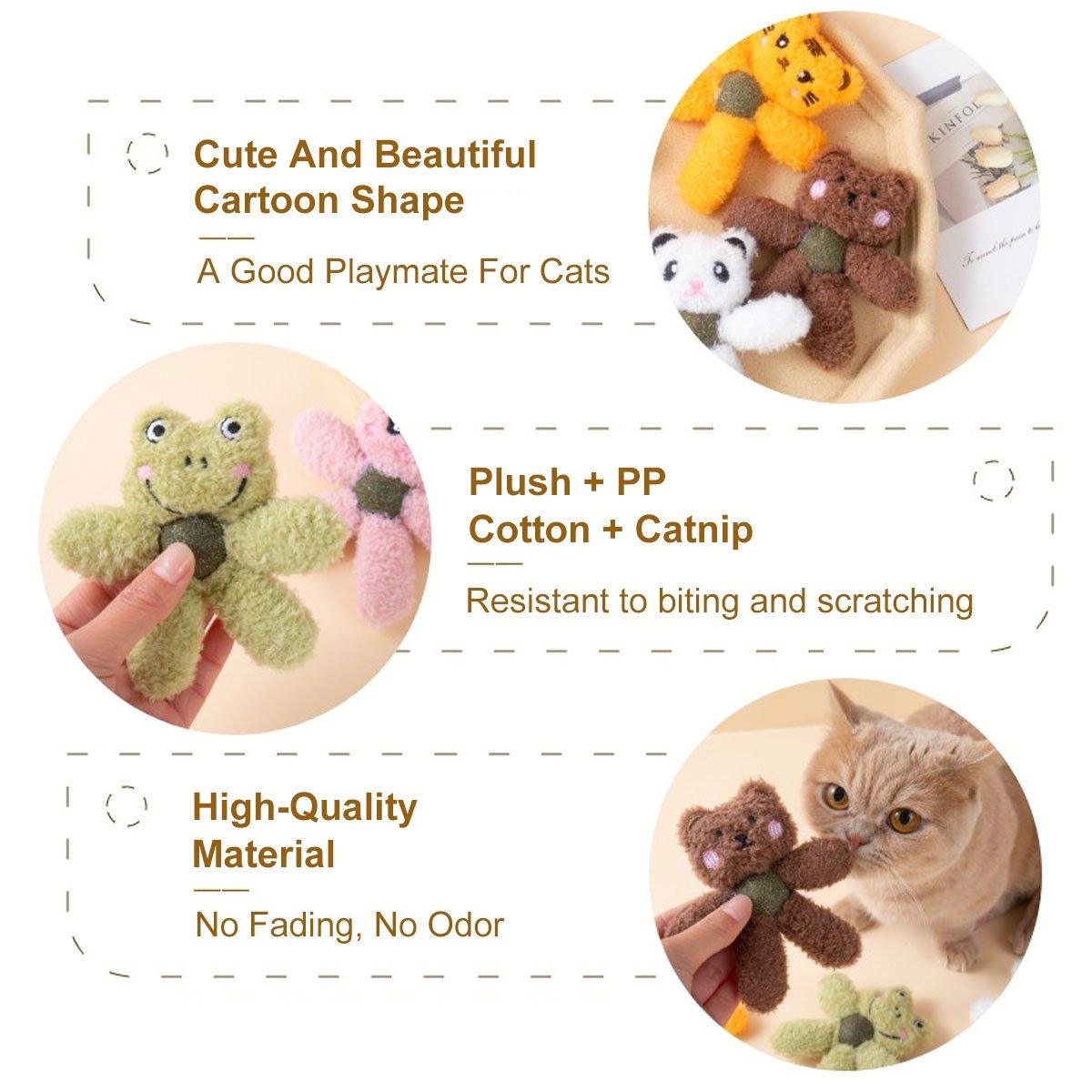 Catnip Ball Bite Toy Teeth Molar Doll Bite-resistant Teeth-resistant Pet Sleeping Toy