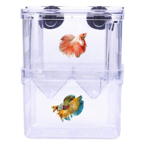 Guppy Breeding Aquarium Fish Tank Hatchery Isolation Breeder Rearing Box