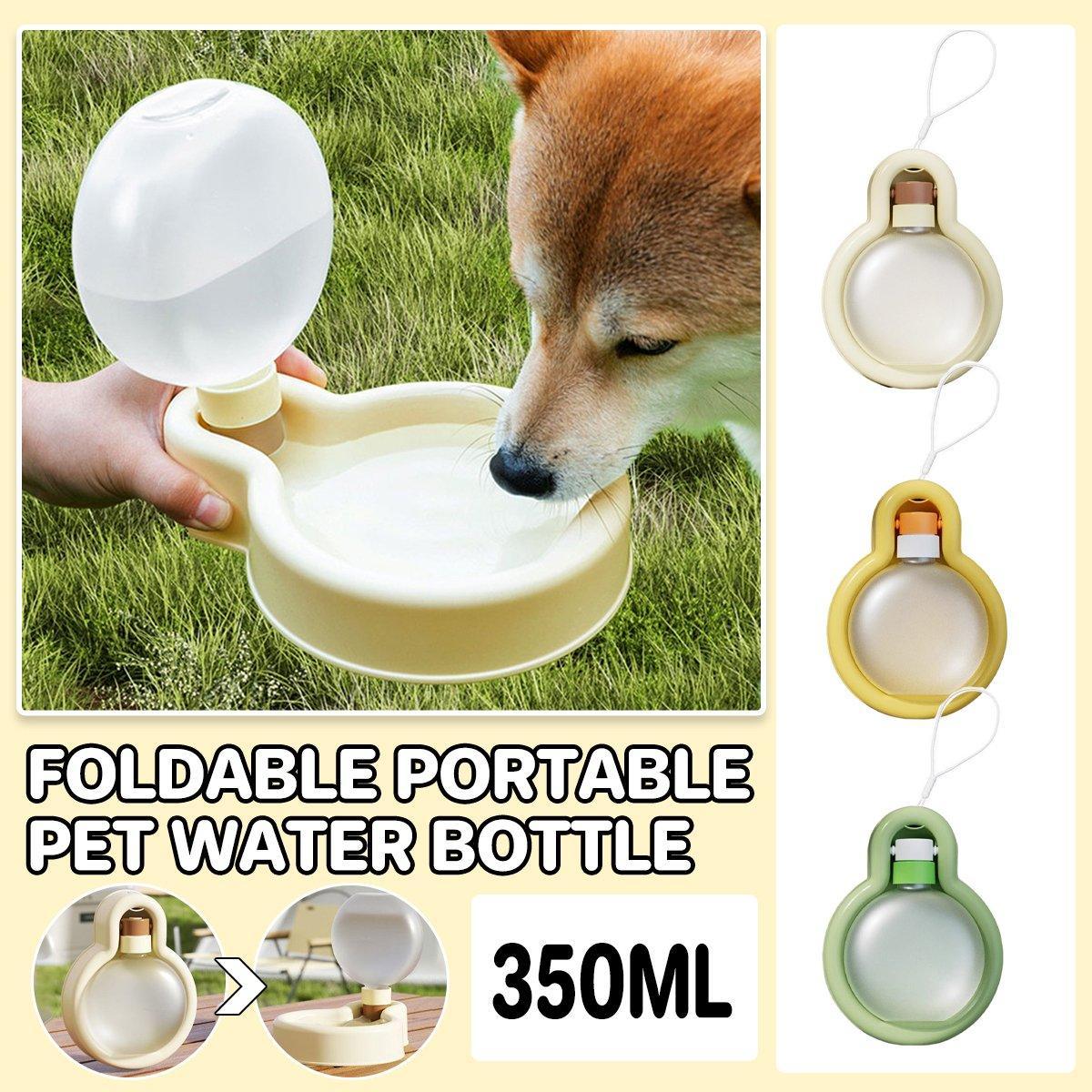 Foldable Portable Pet Water Bottle Convenient Travel Hydration