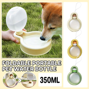 Foldable Portable Pet Water Bottle Convenient Travel Hydration