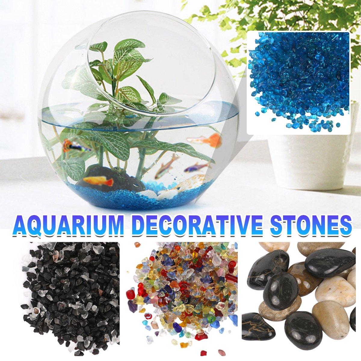 Fish Tank Bottom Sand Aquarium Decoration Landscaping Coloured Stones Gravel