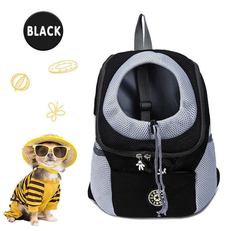 Dog Front Carrier Backpack Puppy Travel Mesh Pet Dog Carrier Backpack