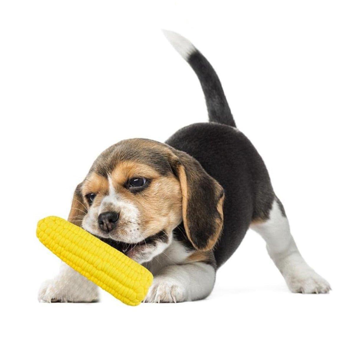 Pet Latex Toys Corn Bite Resistant Molars Dog Toys