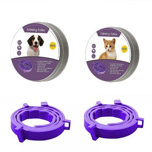 3/6PCS Pet Calming Collar Adjustable Anti-anxiety for Cats Dogs Stress Reduction