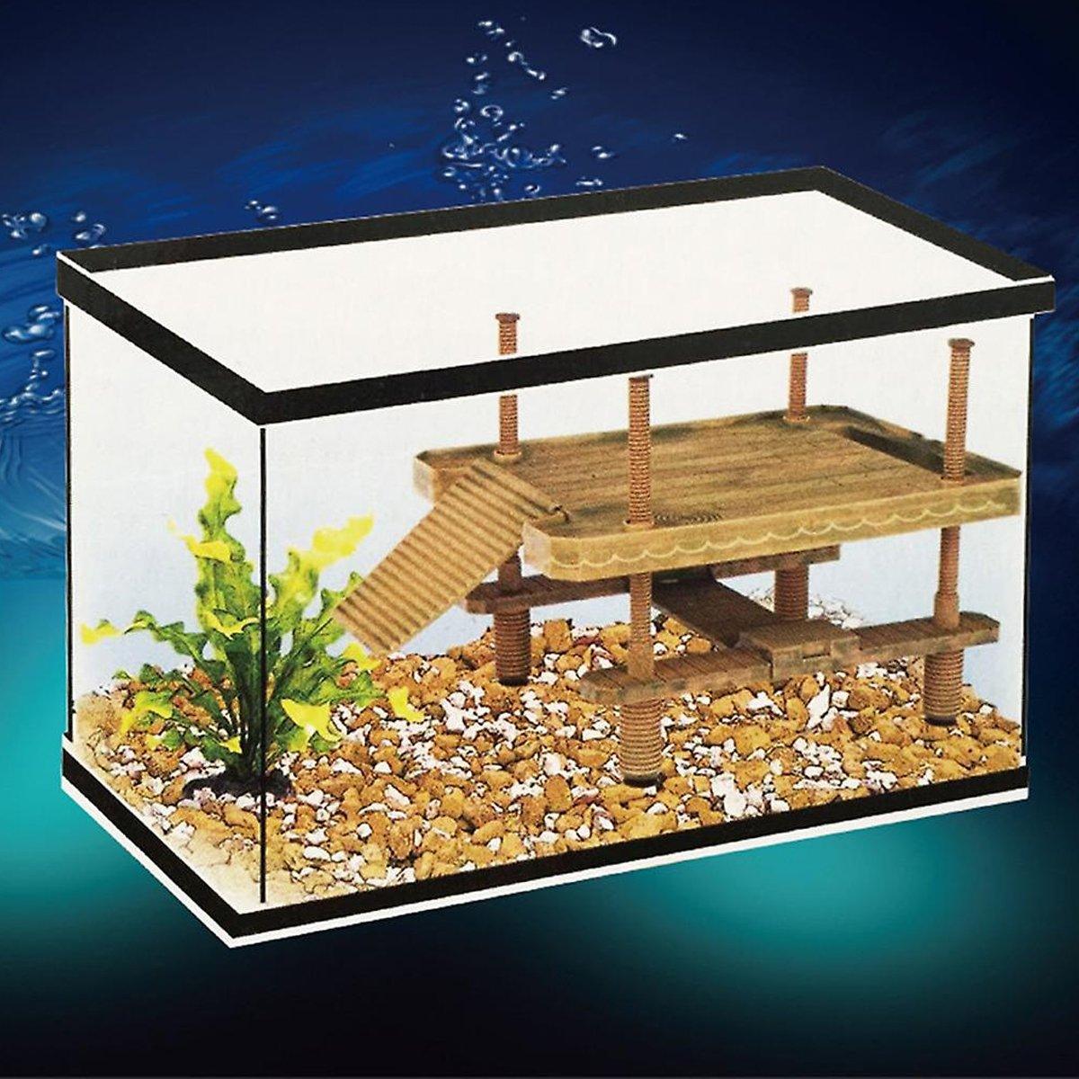 Durable turtle dock for aquatic turtles