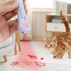 Playing Toy Dog Pet Laser Pointer LED Interactive Cat Claw Shape