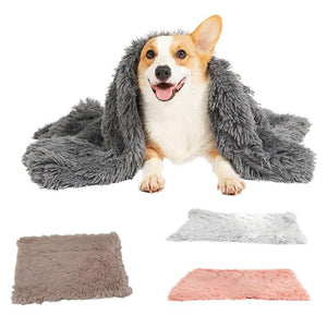 Soft Plush Calming Bed Pet Blanket 127x100cm 4 Colours