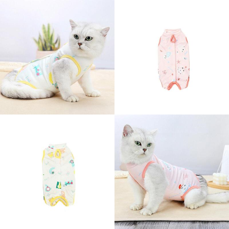 Pet Cat Postoperative Recovery Suit-Surgical Jumper