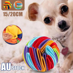 Snuffle ball Dog Puzzle Toys Increase IQ Slow Dispensing Feeder Pet Cat Trainiod