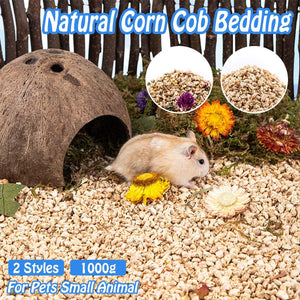 Plants Corncob Bedding Nest Pad for Hamster Rabbit Hedgehog