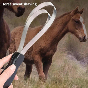 Horses Serrated Horses Sweat Scraping Iron Sweat Scraping Horses Water Scraping Itching Appliance