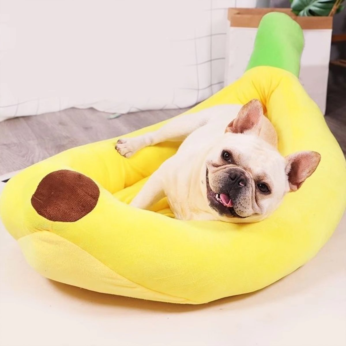 Cute Banana Shape Pet Bed Winter Warm Dog Cat Kennel