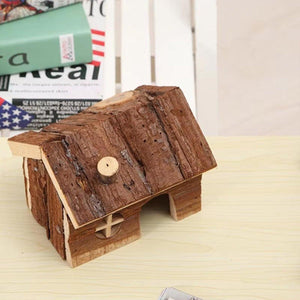 Natural Wood Hamster House S/L