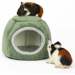 Soft Small Animal Guinea Pig Cozy Warm Pet Tent Hamster House Hideout Cave Bed