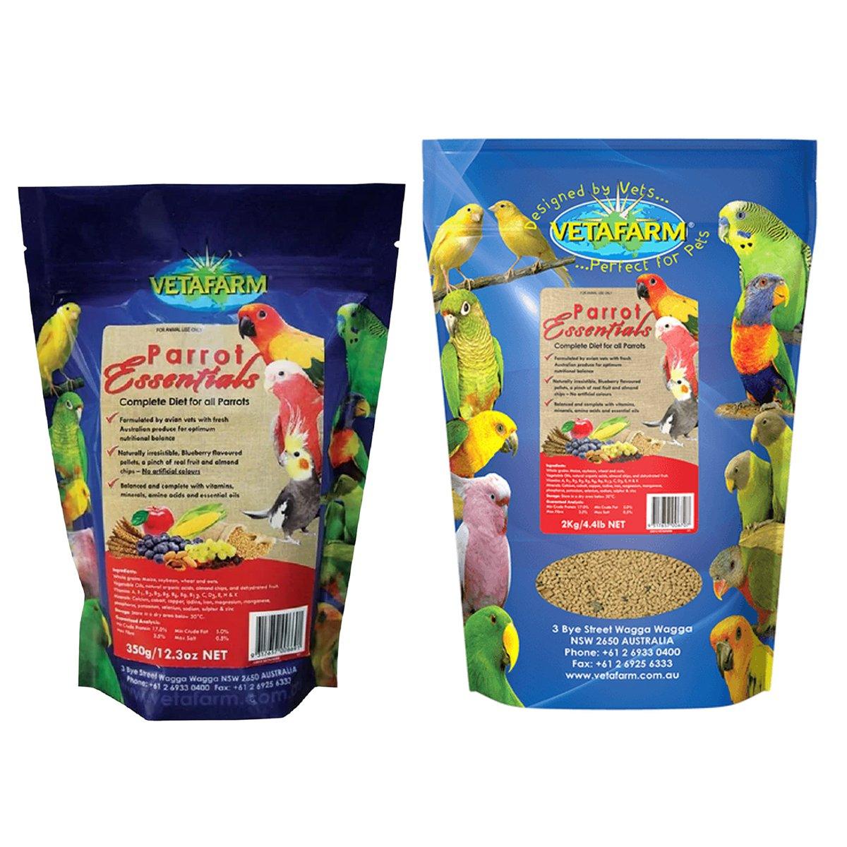 Vetafarm Parrot Essentials 350g/2kg