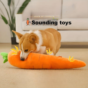 Durable Pet Carrot Toy for Chewing and Play Dog Toy