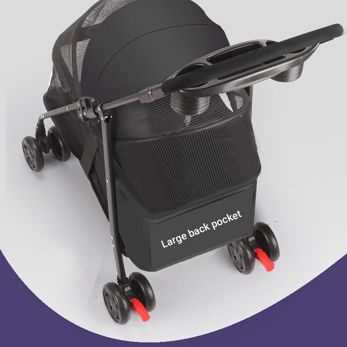 Compact Folding Pet Stroller Lightweight & Breathable