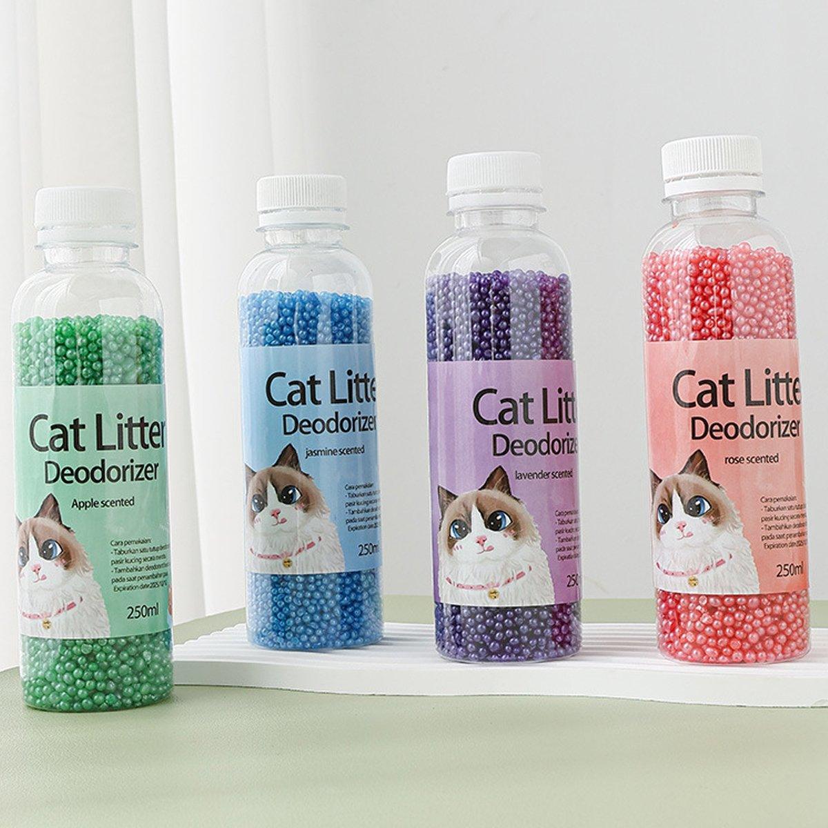 High Adsorption Cat Litter Deodorant Beads 250ml Long Lasting Odor Eliminator