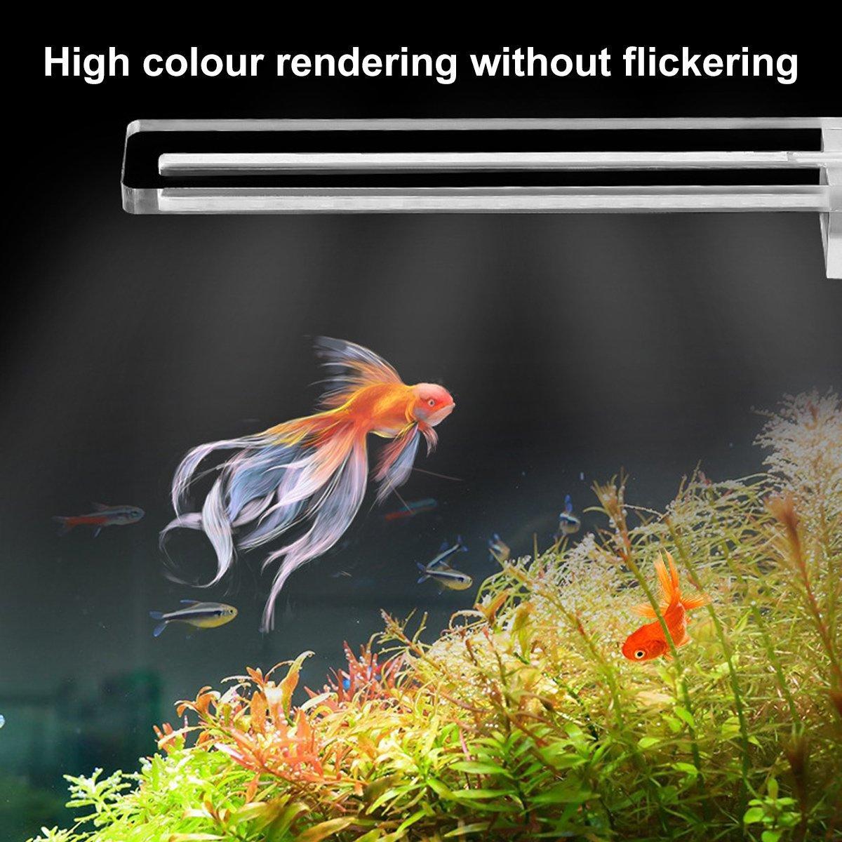 Simple Fish Tank Lamp Led Clip Lamp Small Acrylic Usb1w Energy-saving Lighting Splash-proof Water Highlight Aquarium Lamps