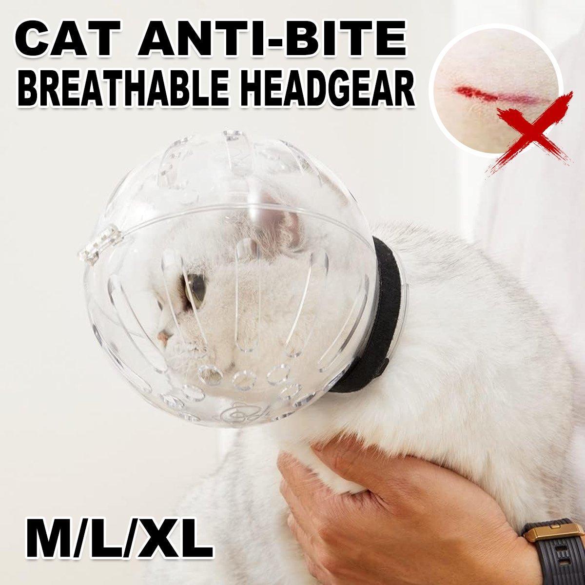 Cat Space Hood Pet Products Injection Anti-bite Breathable Headgear Elizabeth Collar