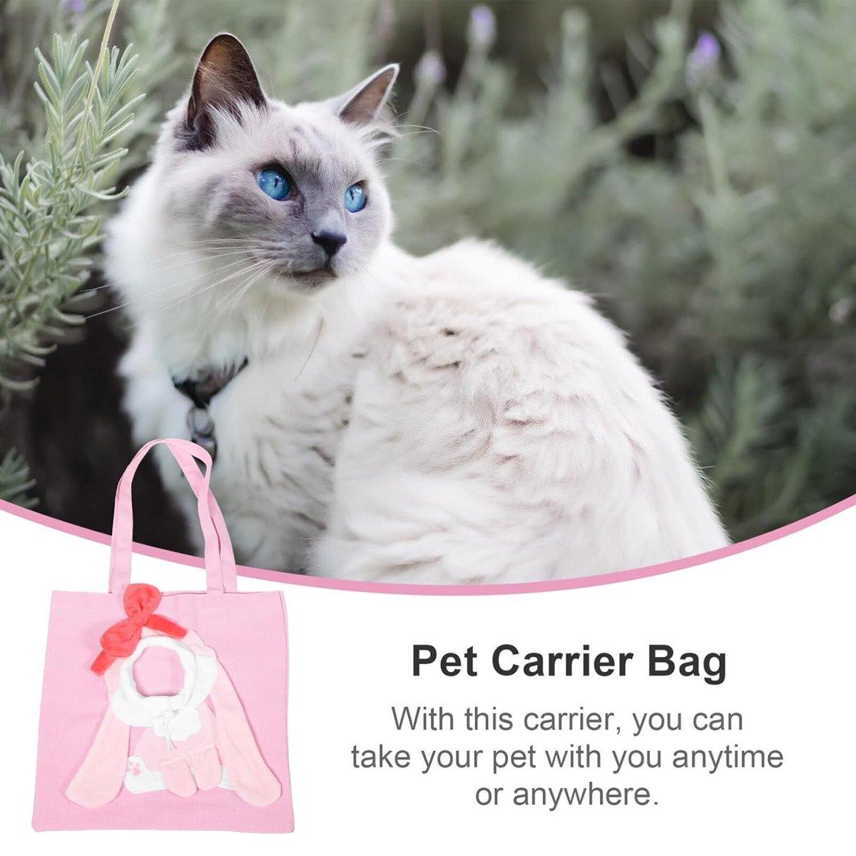 Portable Cat Carrier Bag Pet Sling Breathable & Scratch-Resistant