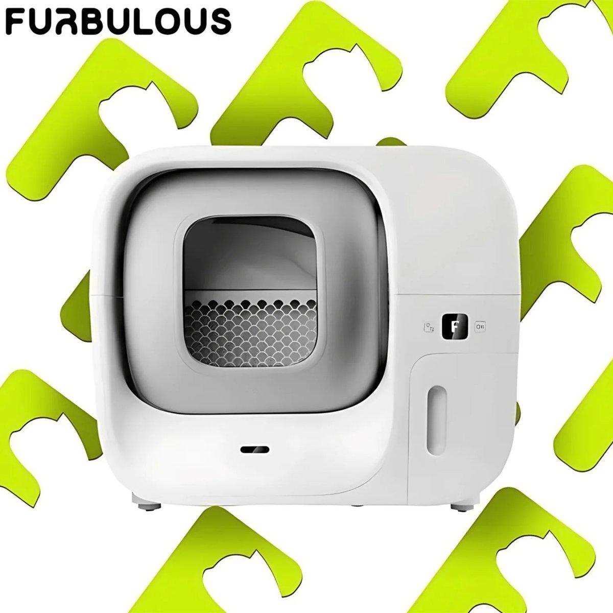 Furbulous Smart Cat Litter Box Automatic Self-Cleaning with App Control and Remote Monitoring