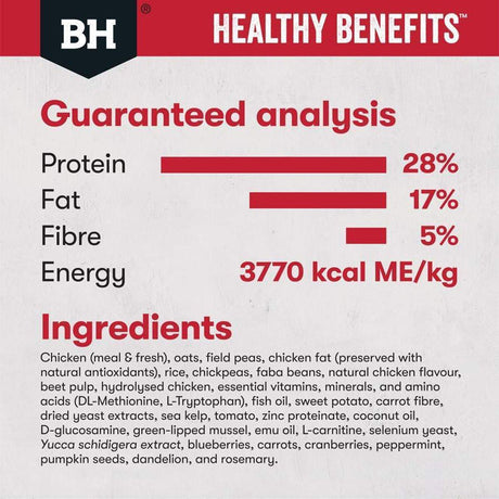 Black Hawk Dog Healthy Benefits Joint and Muscle Dog Food