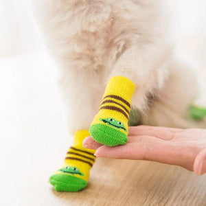 Dog Socks Non-Slip Grip Slip Anti-Skid S M L - Puppy Cat Pet Shoes Slippers