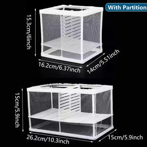 Durable Fish Fry Breeder Box for Aquariums Secure Juvenile Isolation