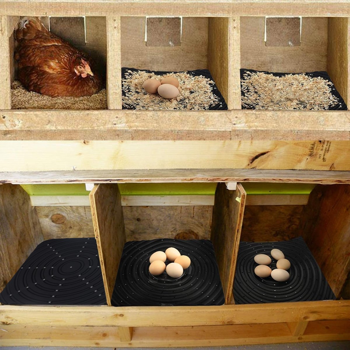 Durable and Washable Silicone Nest Bedding for Chicken Coops