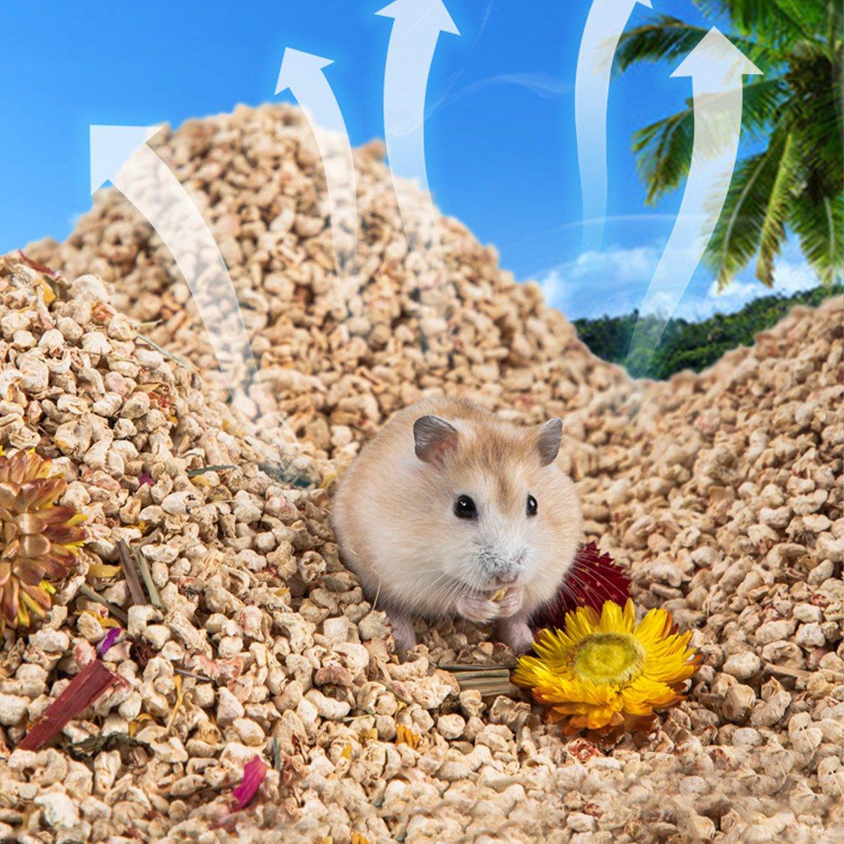 Plants Corncob Bedding Nest Pad for Hamster Rabbit Hedgehog