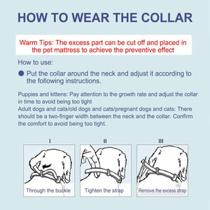 3/4pcs Calming Collar for Cats and Dogs Soothing Pet Relief Collar Long Lasting