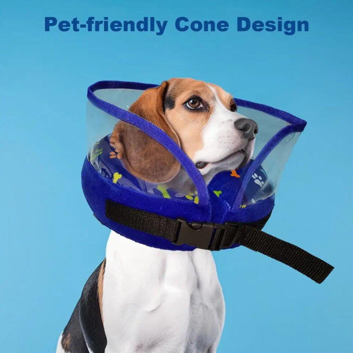 Soft Adjustable Dog Recovery Collar for Post-Surgery & Skin Healing