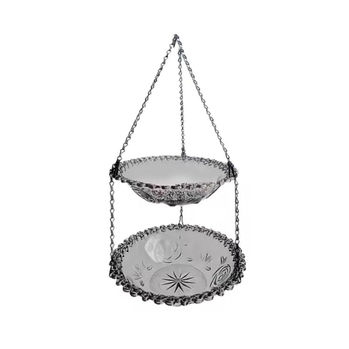 Outdoor Two-Layer Hanging Bird Feeder