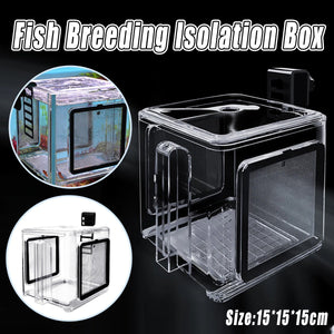 Acrylic Fish Breeding Box with Stainless Steel Mesh for Fish Isolation