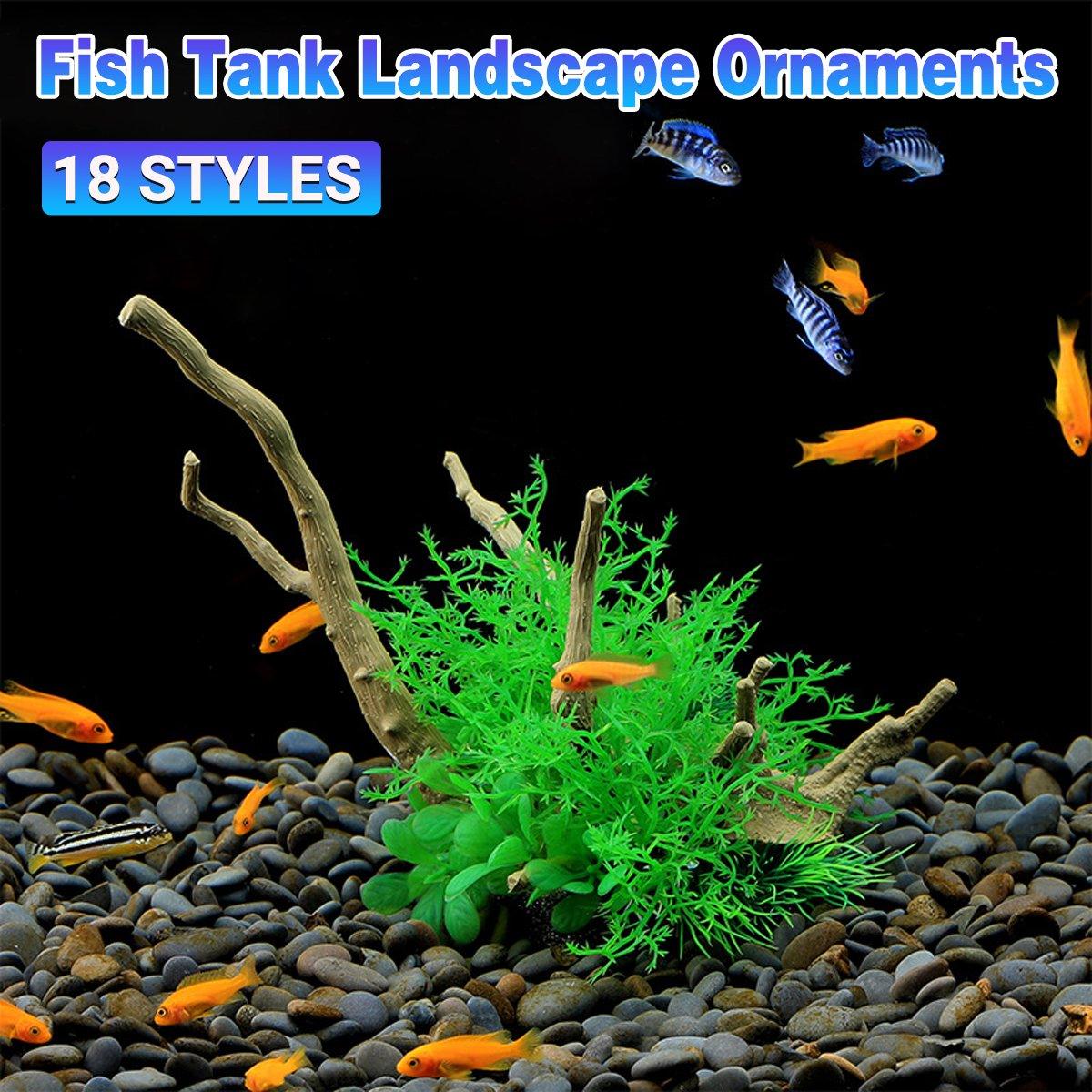 Fish Tank Rock Decoration Landscaping Set