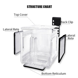 Acrylic Fish Breeding Box Isolation and Fry Protection