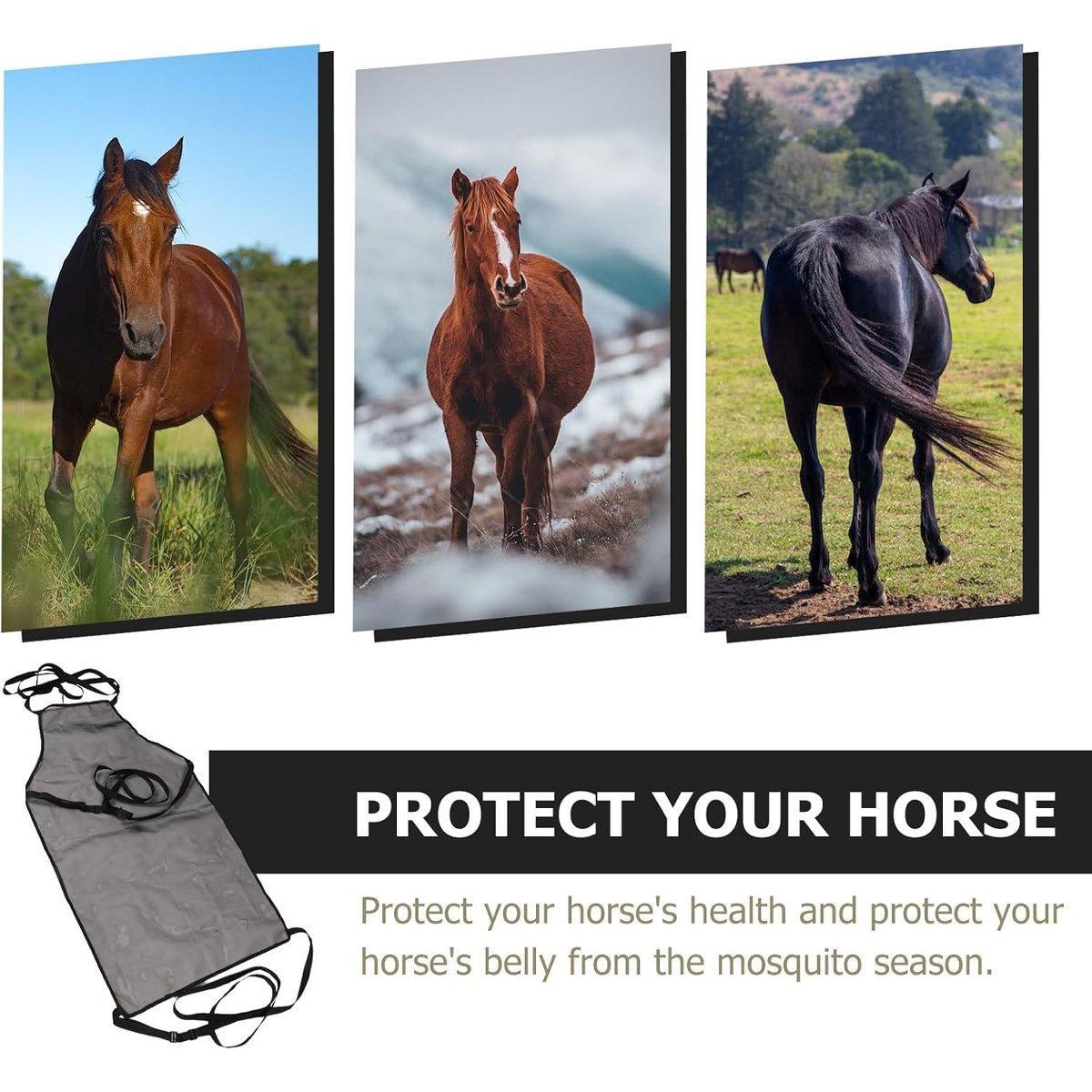 Horse Belly Protection Cover Horse Belly Bag Fly-proof Mosquito-proof Anti-scratch Protection