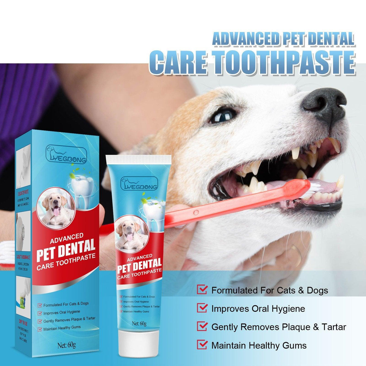 Pet Toothpaste Dog Fresh Breath In Addition To Bad Breath Tartar Cleaning Cat Oral Care Edible