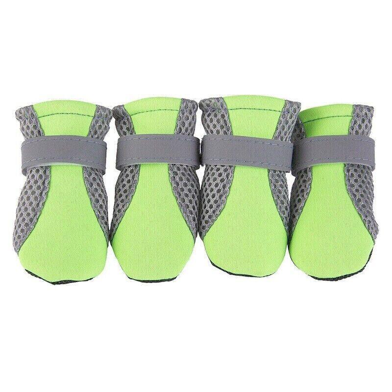 4PCS Anti Slip Waterproof Protective Dog Shoes Rain Boots Pet Socks Booties