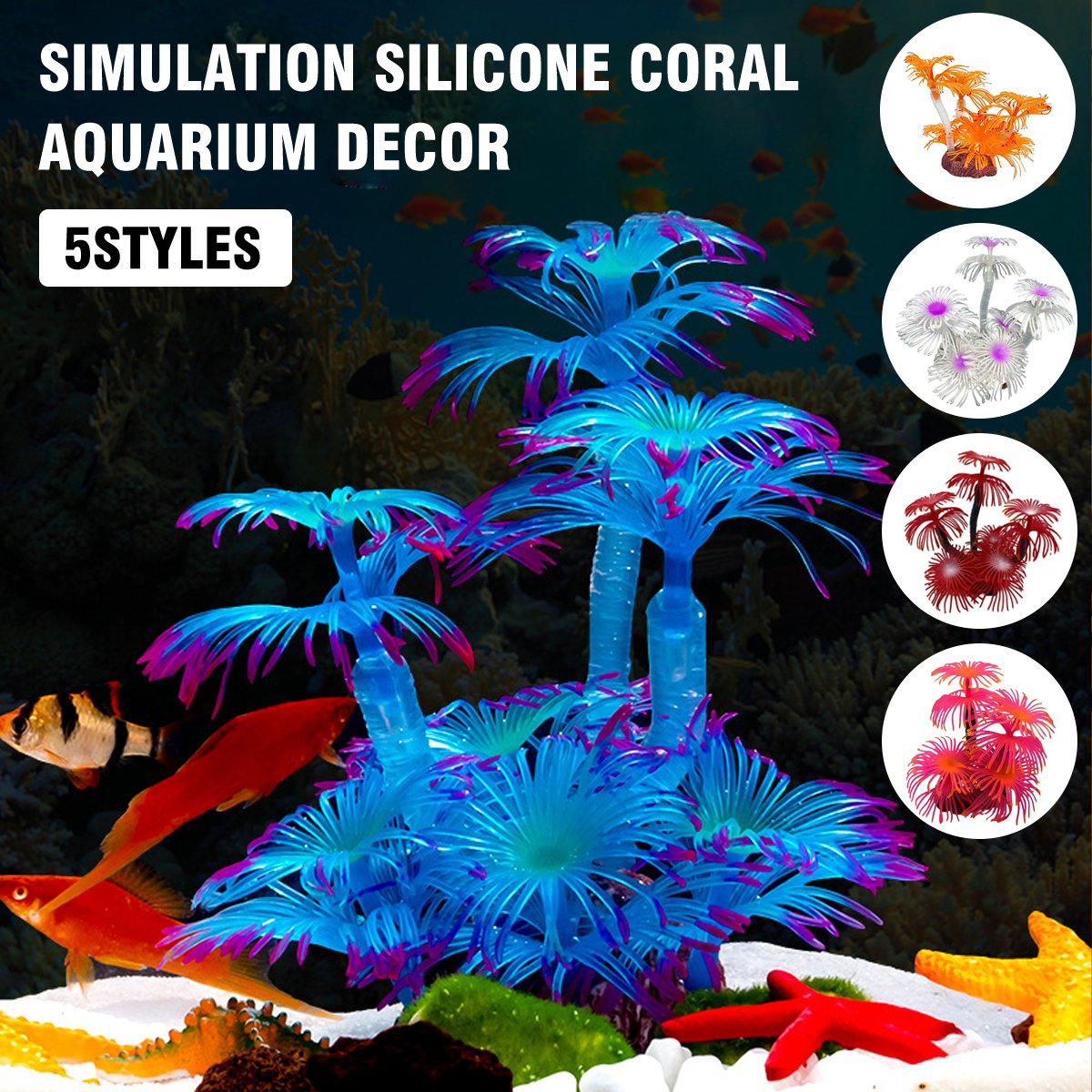 Vibrant Soft Coral Fish Tank Decoration for a Stunning Aquarium