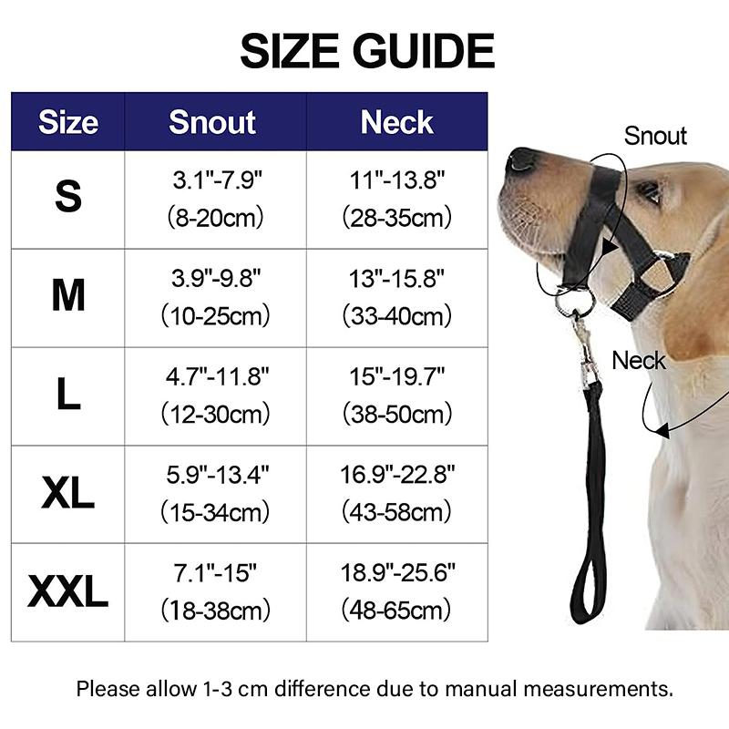 Dog Training Head Collar Halter Stop Pulling Training Tool Harness